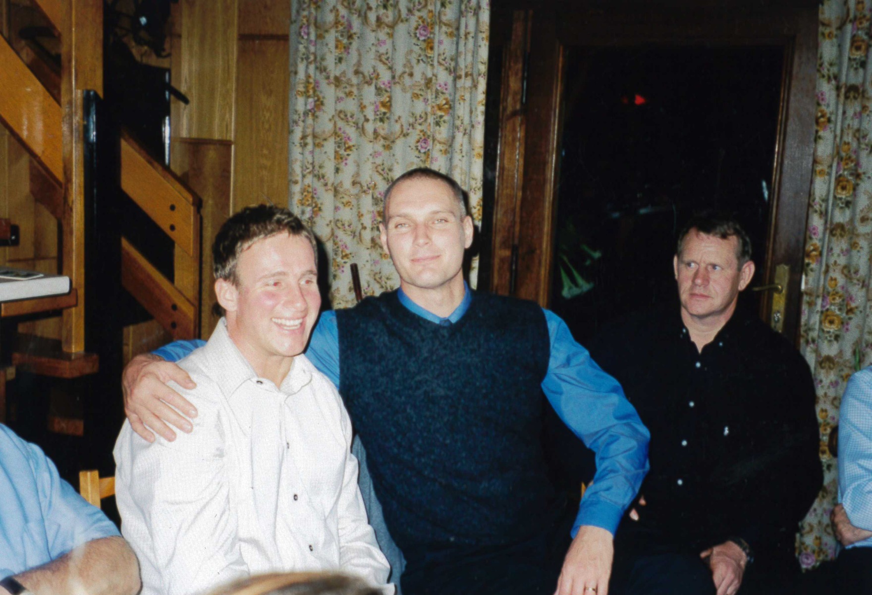 Magnus, Jouni och Birger på Blech mässan i Hanover 2002