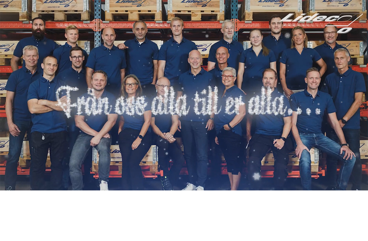 Årets julhälsning från Lideco!